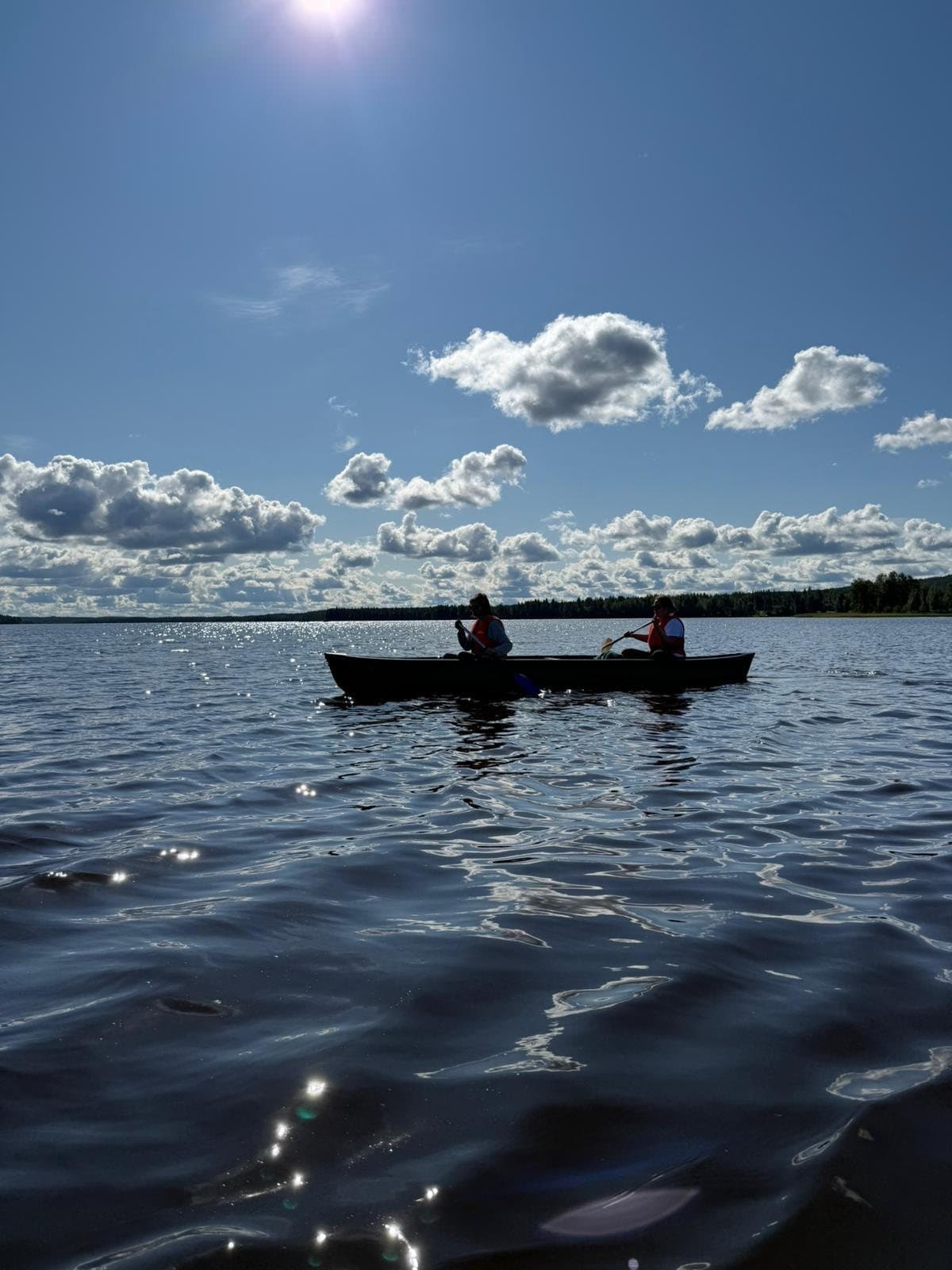 Canoe the lake or take a dive