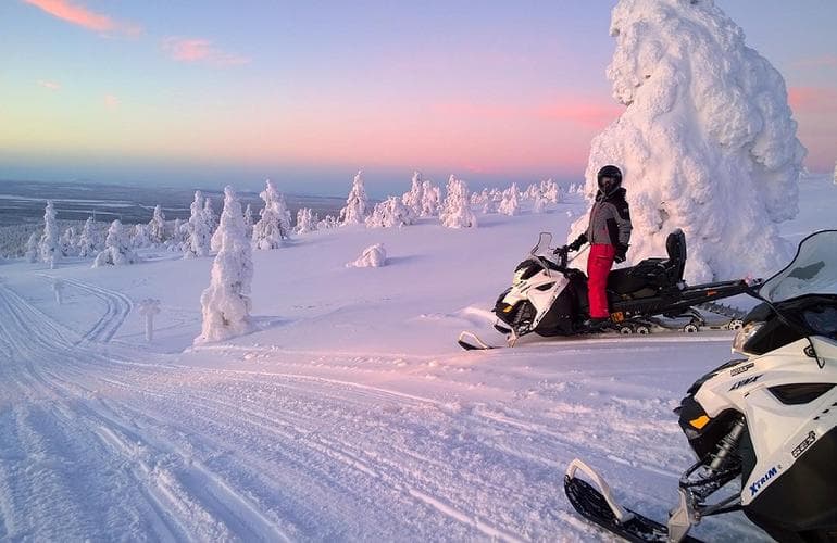 Snowmobile rides